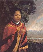 Robert Dampier Portrait of King Kamehameha III of Hawaii Germany oil painting artist